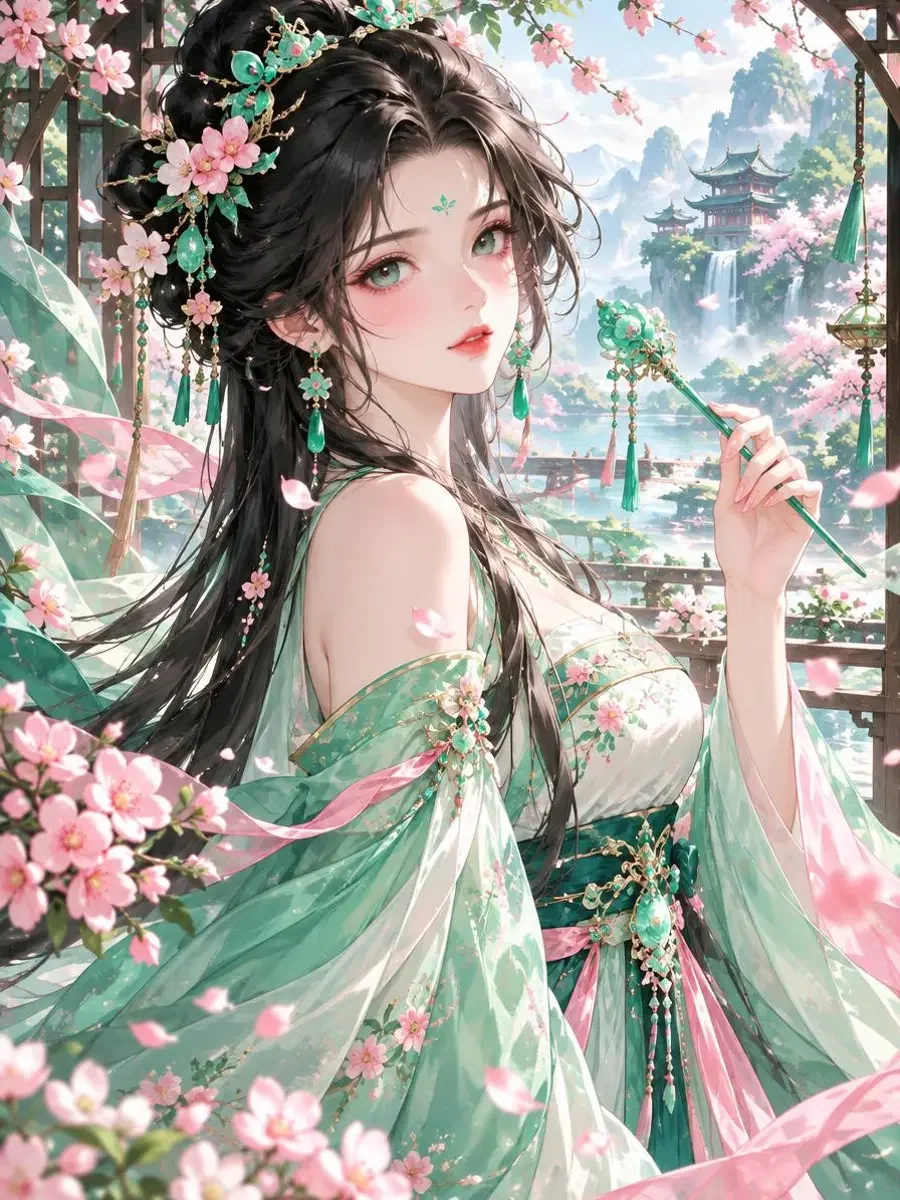 折枝春深背景